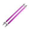 Universal Adjustable Front Bumper Lip Splitter Strut Rod Tie Support Bar - Purple