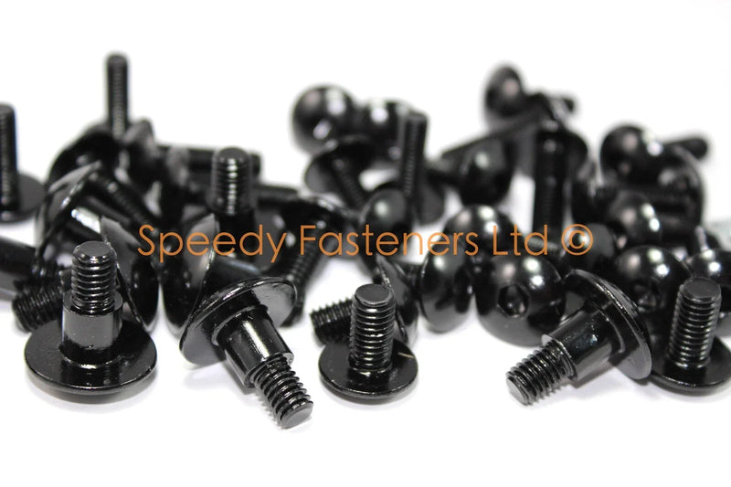 Suzuki GSX-R1000 Aluminio Negro carenado y parabrisas tornillos
