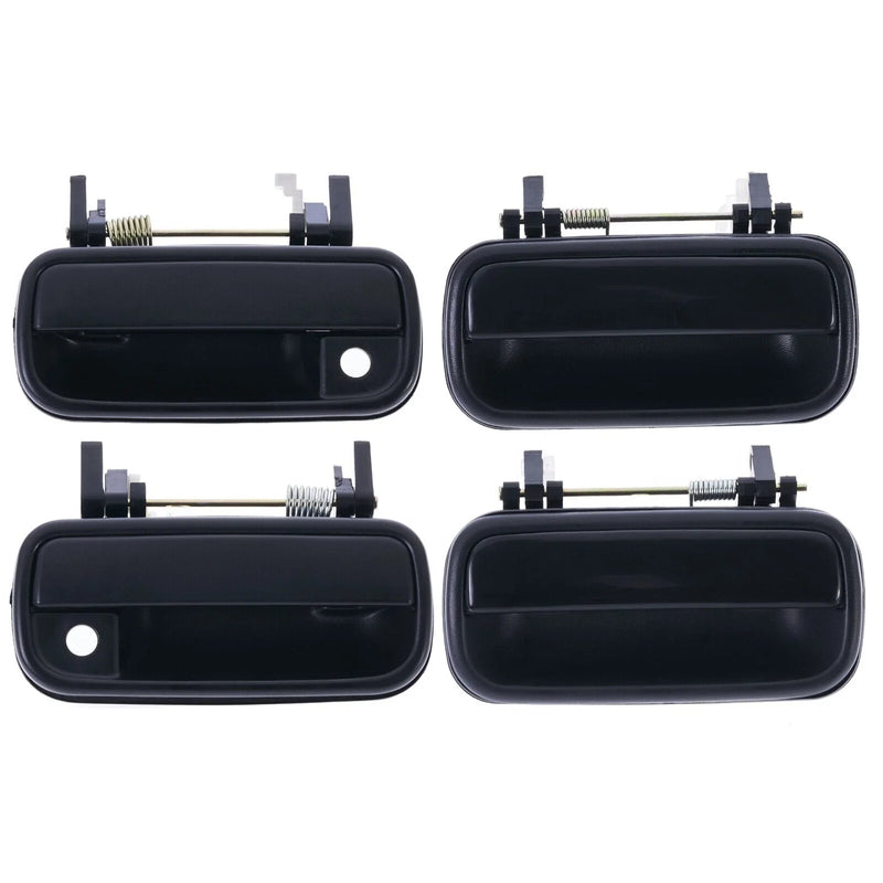 Toyota Hilux 4pc Textured Black Outer Door Handles (1988-1997)