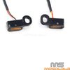 Harley Touring Black E4 LED Mini Front Turn Signal Lights (2014-2021)