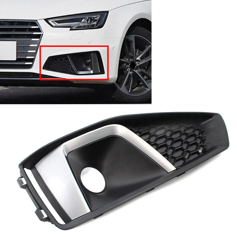 Audi A4 B9 S4 Front Bumper Grille Left Fog Light Cover (2018-2020)