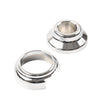 Harley Road King Street Glide ABS Sensor Cover Wheel Spacers Chrome (2008-2023)