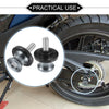 Motorbike 1 Pair Swingarm Spools 8mm CNC Titanium Tone