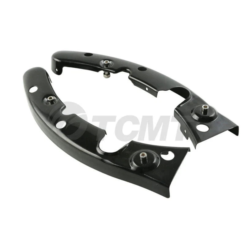Harley Touring FLHR FLTR FLHX Black Rear Fender Strut Covers (2009-2013)