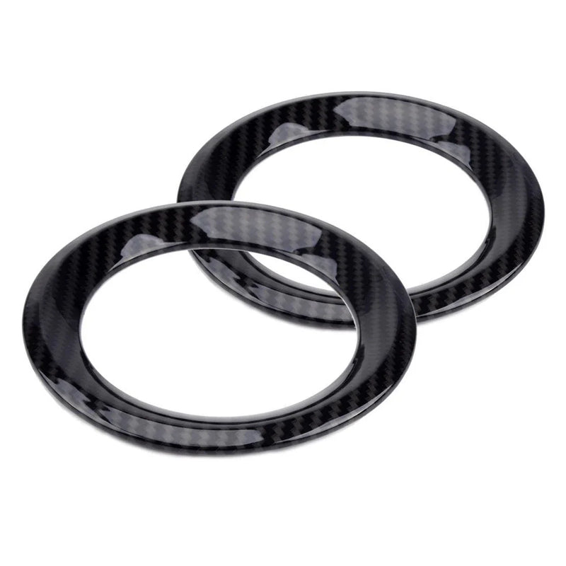 Jeep Renegade Carbon Fiber Front Fog Light Ring Covers (2019-2023)