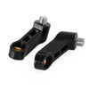 M10 x 1.25mm Plastic Motorcycle Extension Mirrors