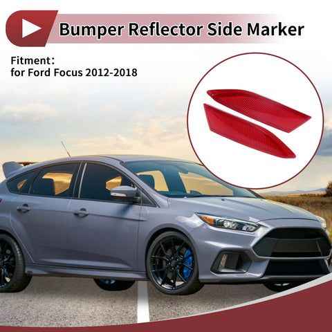 Ford Focus Rear Left & Right Bumper Reflectors (2012-2018)