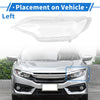 Honda Fit Car Front Left Headlight Lens Cover (2014-2020)