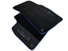 Lamborghini Urus 2018-2024 Alcantara Leather Dark Blue Trim Black Floor Mats