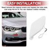 BMW 320i White 1 Pc Tow Hook Cover (2016-2018)