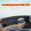 Hyundai Accent RHD / Leather / Dashboard Cover Pad Mat (2006–2010)