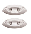 Boat / Caravan - Real White 2 x 12V LED Compact Cockpit Courtesy Lights