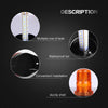 Car 12-30V Amber LED Flashing Beacon Strobe Emergency Light