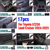 Toyota Land Cruiser LC250 17pcs Silicone Door Pocket Storage Box (2024–2024)