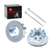 HONDA Recon 250 2 x Front Axle Castle Nuts 18mm (1997–2001)