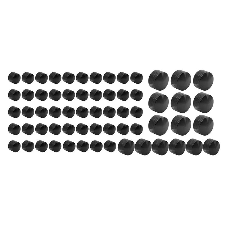 Harley Softail Standard FXST 63X Black Engine Topper Bolt Caps (2000-2006)