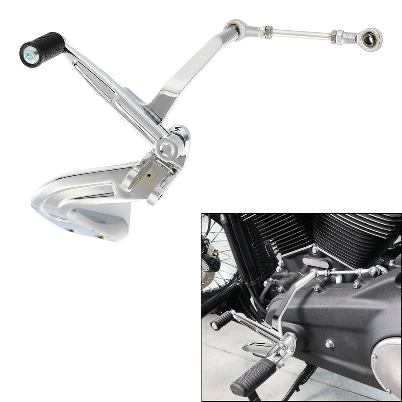 Harley Sport Glide, Fat Bob, FXDR Chrome Mid Control Shift Side Set (18-25)