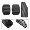 Brake Clutch 3 x Rubber Car Accelerator Pedal Foot Pedals Pad Covers