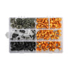 Motorcycle 198 PCS Gold Fairing Screws & Clamps Set