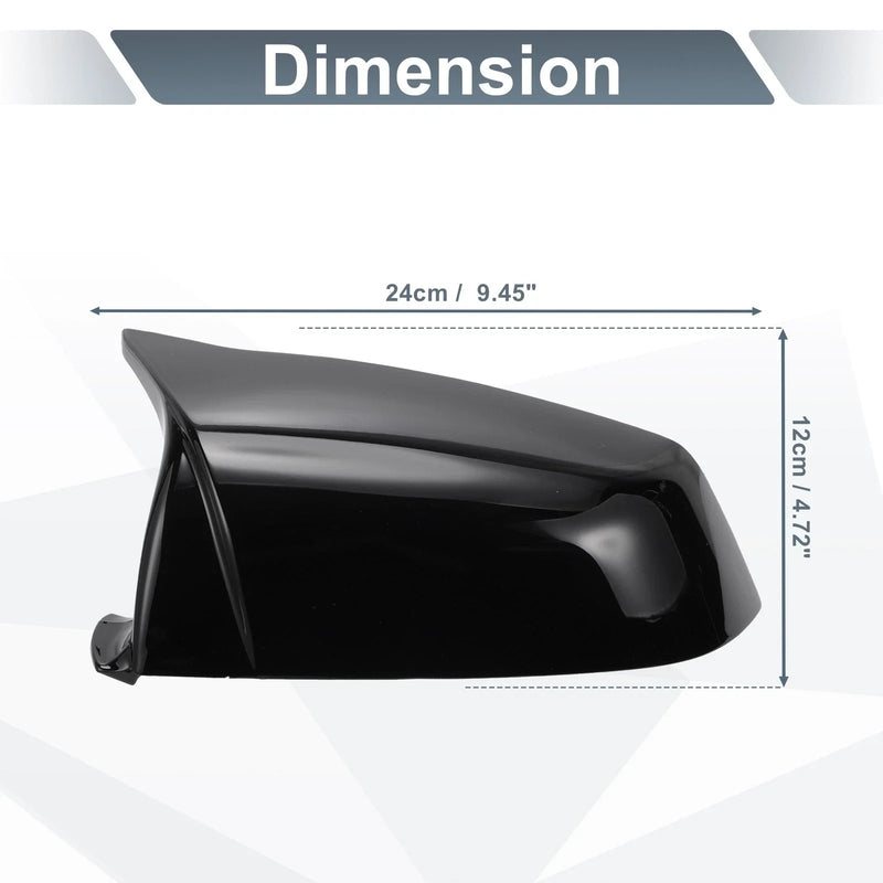 BMW 5 Series E61 F10 F11 Gloss Black Rearview Mirror Cover Cap (2005-2017)