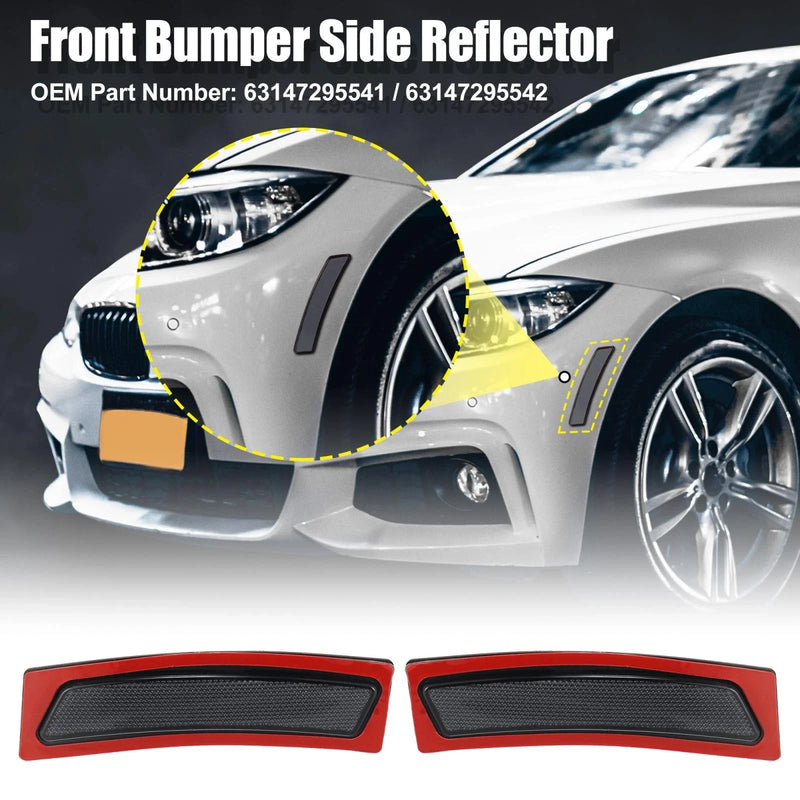 BMW F30 340i Bumper Reflector  Smoky Black (2012-2019)