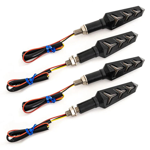 Various Models Amber & Blue LED Motorcycle Turn Signal Indicator Lights
