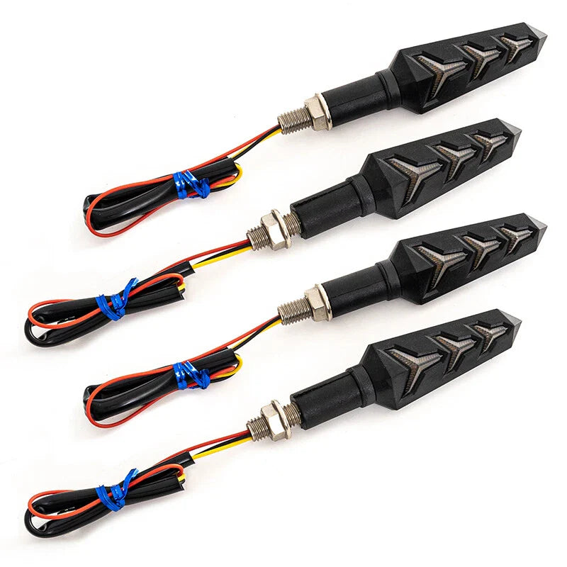 Various Models Amber & Blue LED Motorcycle Turn Signal Indicator Lights
