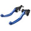Honda XR250 XR400 CNC Blue Pivot Brake Clutch Levers (1995-2007)