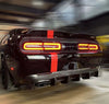 Dodge Challenger 2013-2023 Real Carbon Fiber Rear Bumper Diffuser Cover