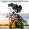 Motorcycle with Screw Black Slope Handle with Hook Aluminum Alloy Hanging Hook