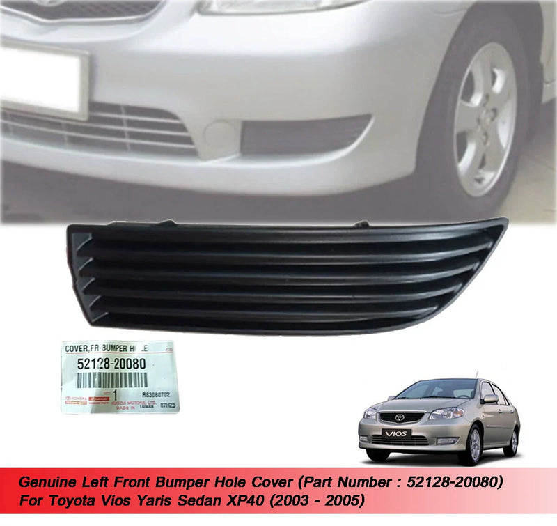 Toyota Vios Yaris Sedan Front Bumper Cover (2003-2005)
