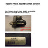 Toyota Landcruiser 4.2L Diesel 1HZ 1HD-FT 1HD-FE 1HDT Starter Motor