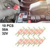 Car Truck Motorcycle Boat Audio CDs 10 x AFS Mini ANL Fuse 50A