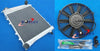 Austin Rover Mini Cooper Morris Models Aluminum Radiator + Fan (1967-1991)