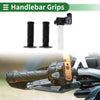 7/8" 22mm Motorcycle Hand Grips Rubber Black