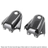 Harley Softail (2008-2017) Black / Chrome Rear Axle Cover Caps