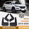 Hyundai Tucson Molded Mud Flaps Splash Guards (2016–2021)