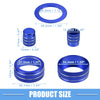 Honda Civic (2022-2023) Blue 8pcs AC Switch Air Vent Knob Covers
