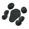 Motorcycle Protectors / 5Pcs / Black Elbow & Shoulder Protectors