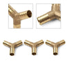 Fuel Water Gas Air Tubing Splicer 3 x Y-3 Way Brass Hose Barb Fitting