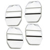 Car Model 4 x Chrome Stainless Steel Door Lock Striker Covers