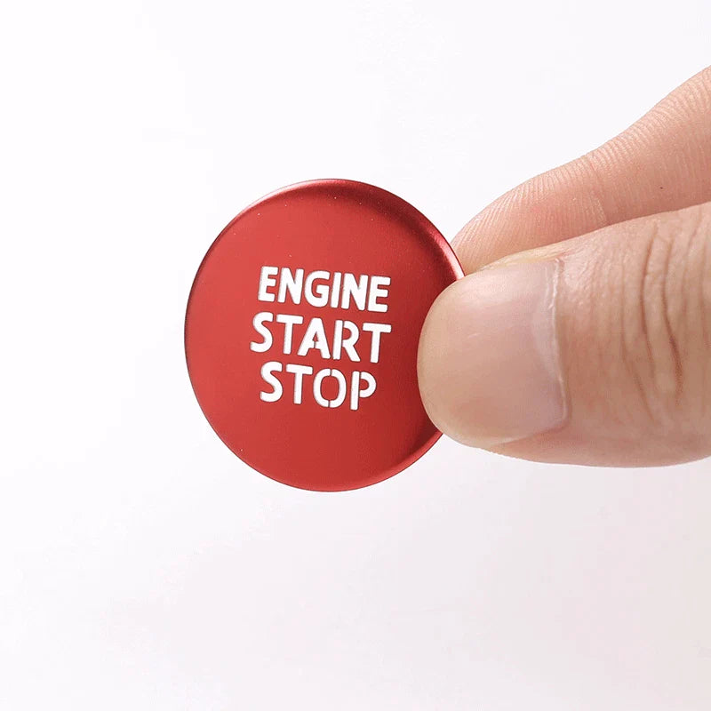 Toyota Tacoma Red Engine Start Stop Switch Button Cover Trim Decor (2016–2023)