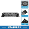 Toyota Tacoma Chrome Silver Black Front Hood Bumper Grille (2012)