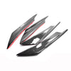 Carbon Fiber Style Bumper Fin Splitter Diffuser Valence Spoiler Lip Universal
