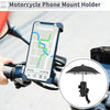 Rearview Mirror Mount Motorcycle Phone Mount Holder 4.7-7.2" Phones