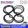 Door Rubber Seal Set 4 Fits Toyota Corolla Altis ZRE141 ZZE142 Sedan 2008-13 D05