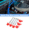 Chevy Ford 7 / 8 / 9mm Red Engine Spark Plug Looms Separators