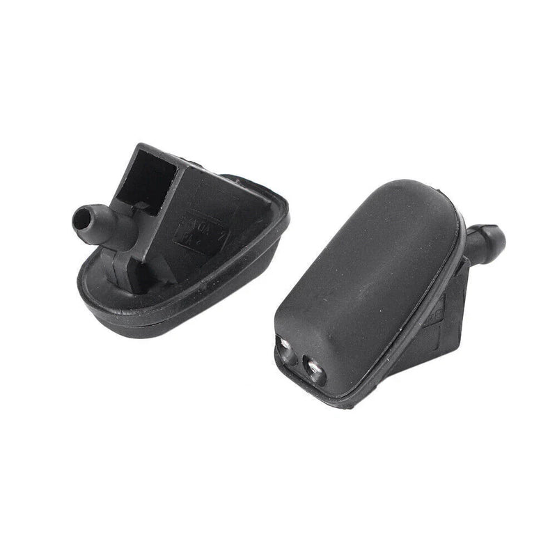 Ford Fiesta (2001-2008) Black 2 x Windscreen Wiper Spray Jet Nozzles