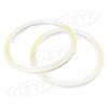 Car 80mm 12V-24V Angel Eyes COB Halo Ring LED Headlight Bulbs