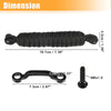 Jeep Wrangler TJ JK JL (2007-2023) Black Car Door Limiting Straps